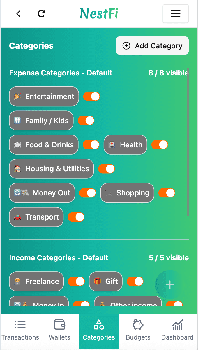 Mobile screenshot m1